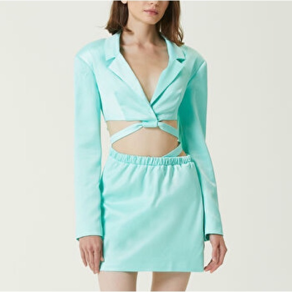 For Love And Lemons Dresses & Skirts - For Love and Lemons Marie Set Cutout Blazer Asymmetric Mini Skirt